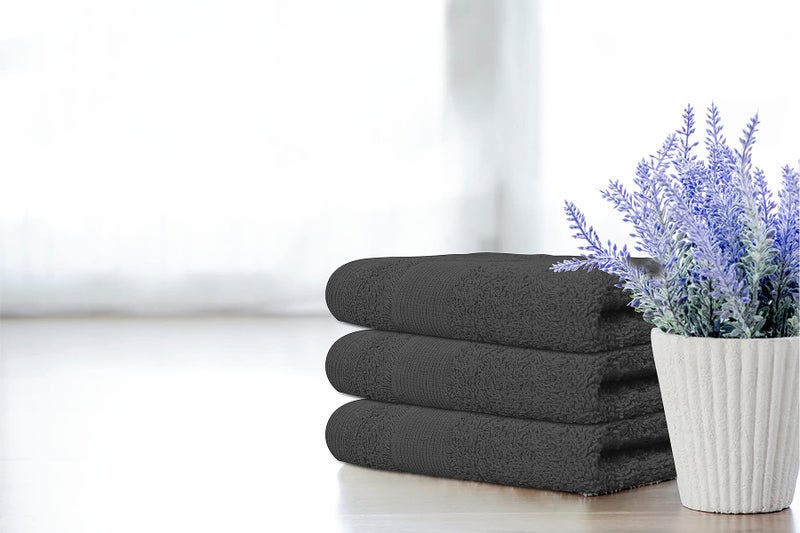 Softolle Premium Wash Cloths Pack of 12 (13"" x 13"" Inches)- 100% Combed Ring Spun Cotton WashCloth - Luxury Washcloths - Ultra Soft Face Towels - Highly Absorbent Wash Cloth for Face (Grey) (Grey) - Image 5
